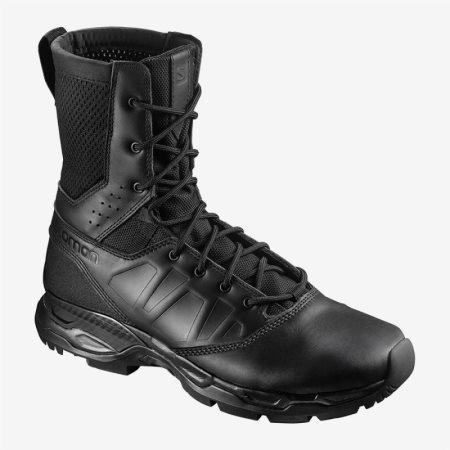 Salomon URBAN JUNGLE ULTRA Mens Tactical Boots Black UK NJOR